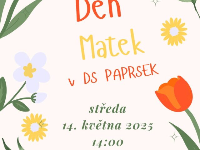 Den matek 14.05.2025 – DS PAPRSEK