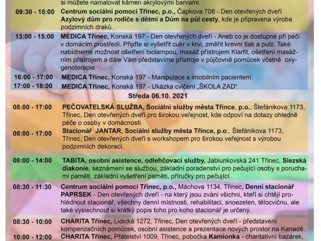 Týden sociálních služeb – den otevřených dveří v našich střediscích